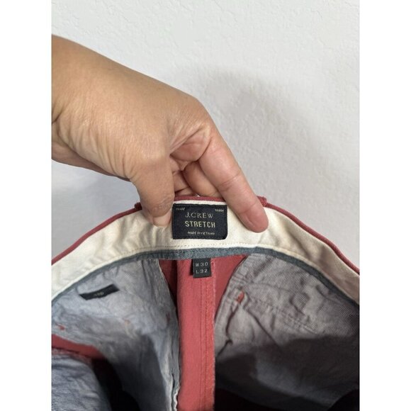 J.Crew‎ 770 Straight-Fit Stretch Chino Pants Men’s W30 X L32(31) Dusty Rose - Picture 8 of 13